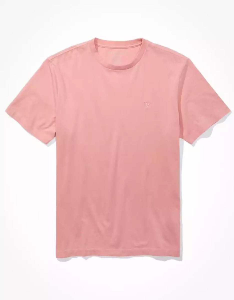 T Shirts American Eagle AE Super Soft Legend Rose Homme | MFA-58909140